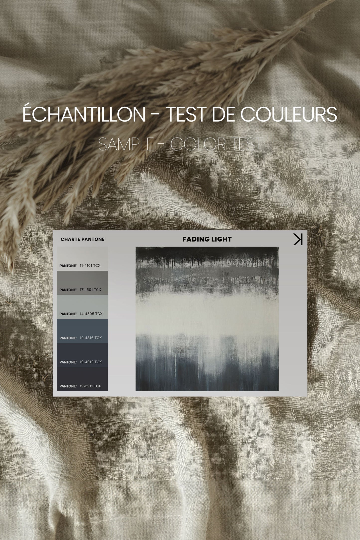 FADING LIGHT, Oeuvre sur toile étirée