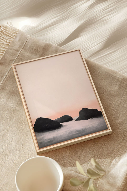 TWILIGHT GLOW, Oeuvre sur toile étirée