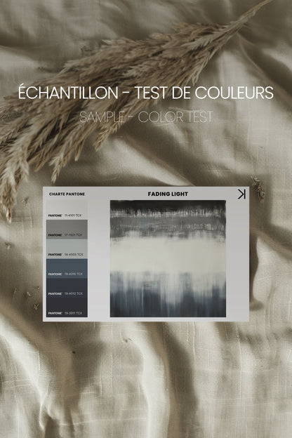 FADING LIGHT, Oeuvre sur toile étirée