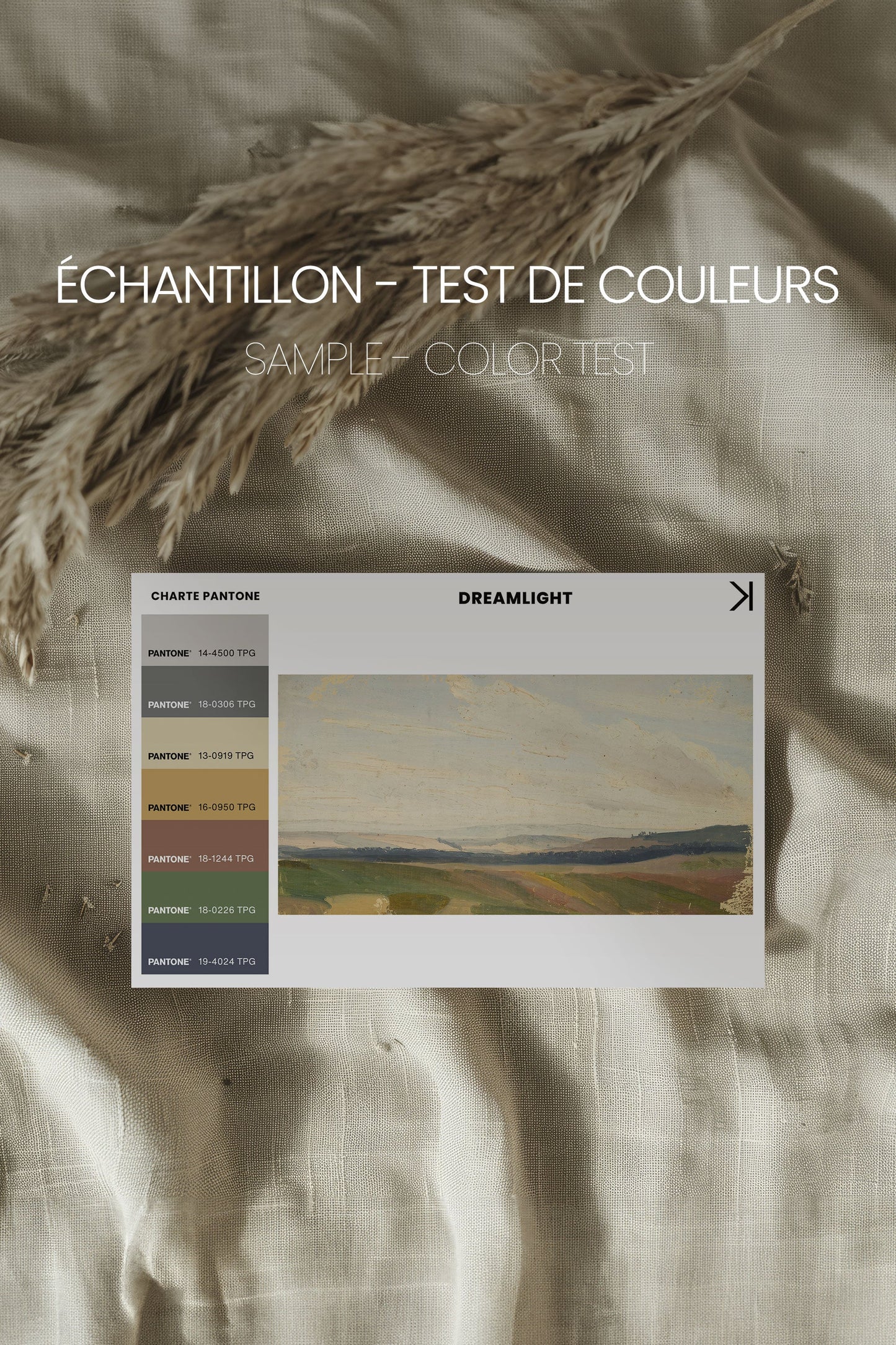 DREAMLIGHT, Oeuvre sur toile étirée