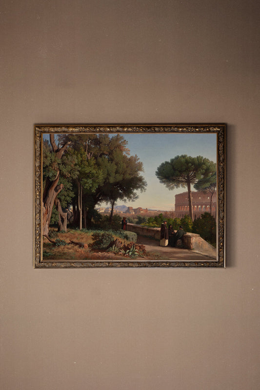 À L'OMBRE DE ROME, CADRE VINTAGE BRONZE