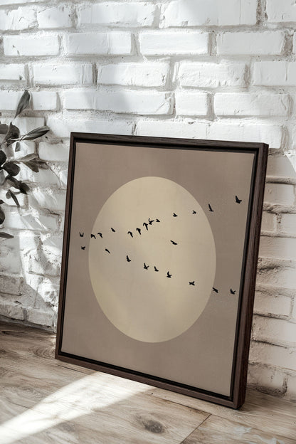 FLIGHT OF LIGHT, Oeuvre sur toile étirée