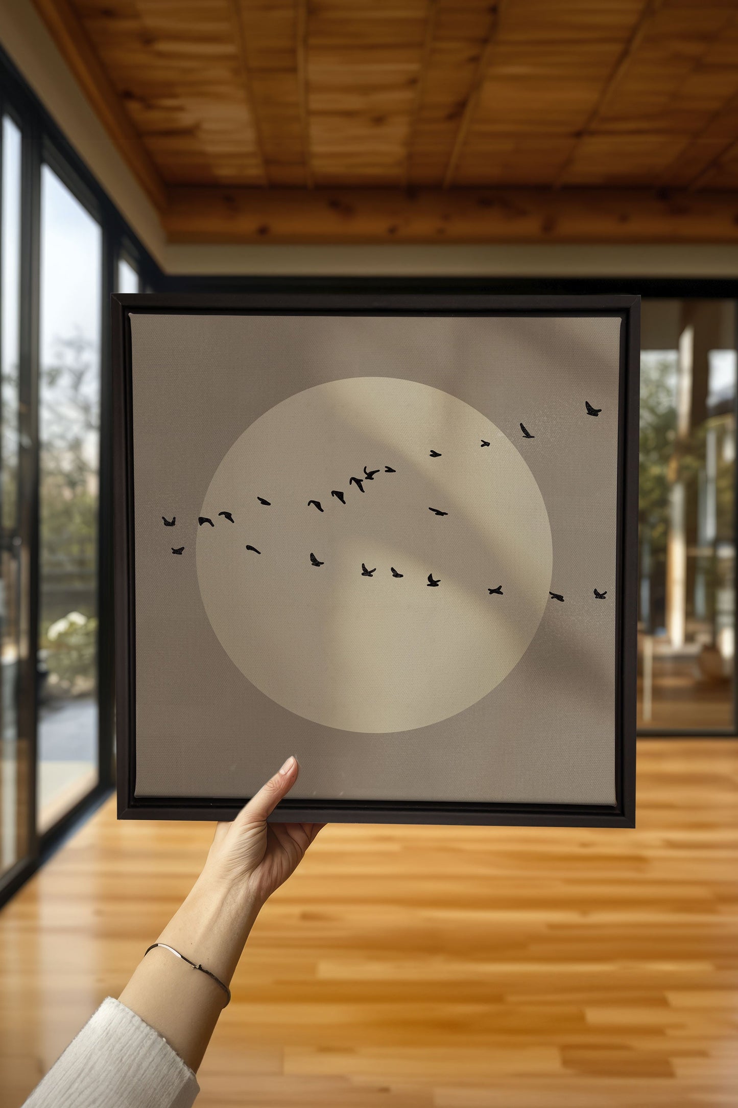 FLIGHT OF LIGHT, Oeuvre sur toile étirée