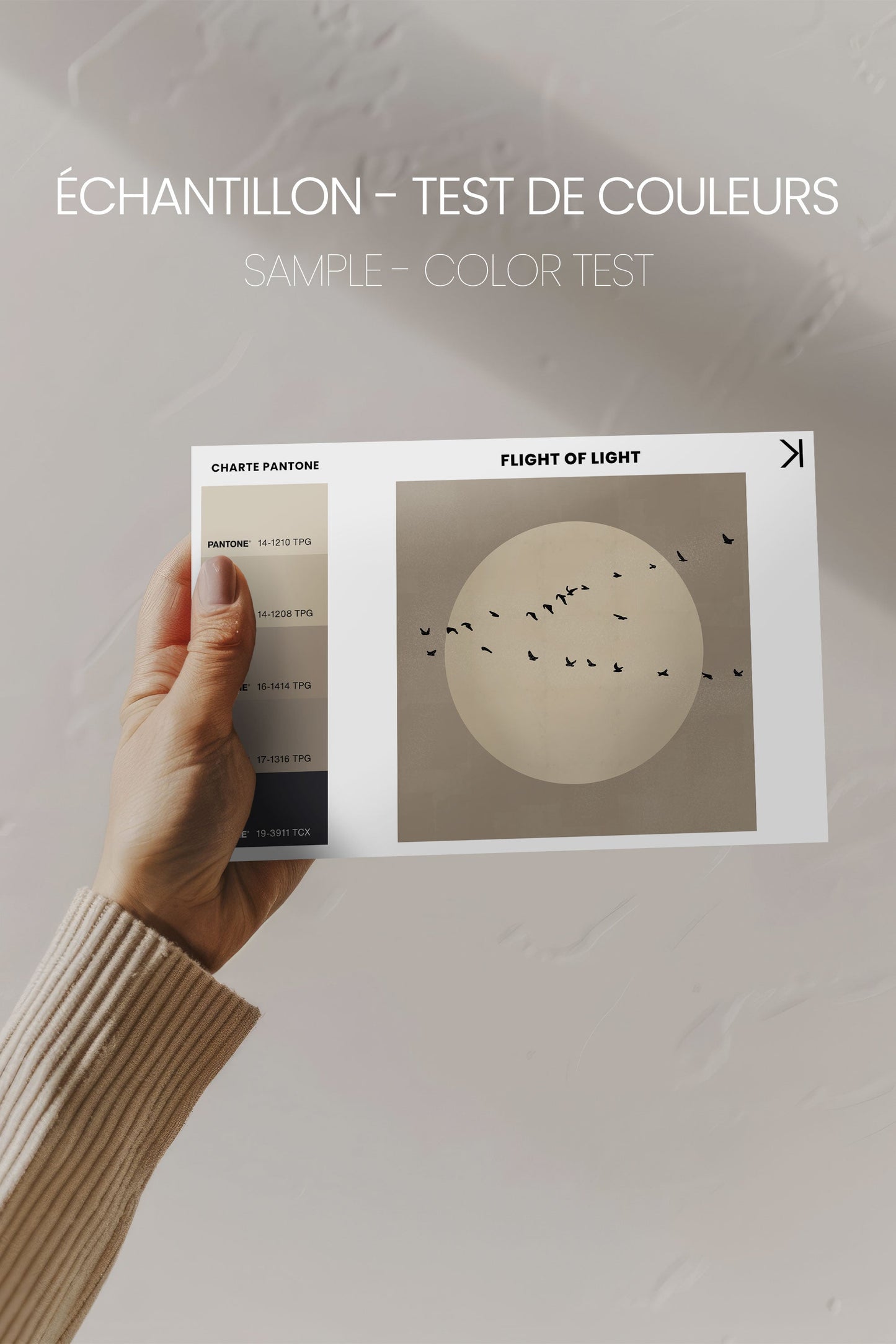 FLIGHT OF LIGHT, Oeuvre sur toile étirée