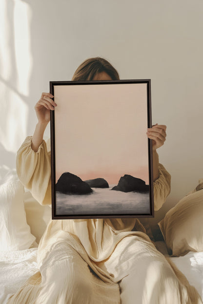 TWILIGHT GLOW, Oeuvre sur toile étirée