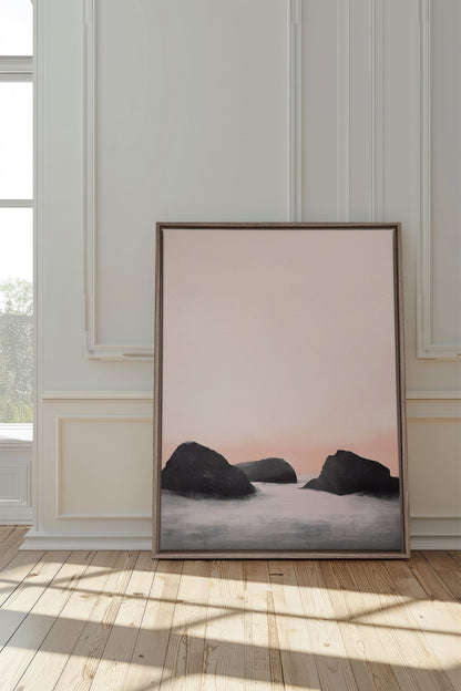 TWILIGHT GLOW, Oeuvre sur toile étirée