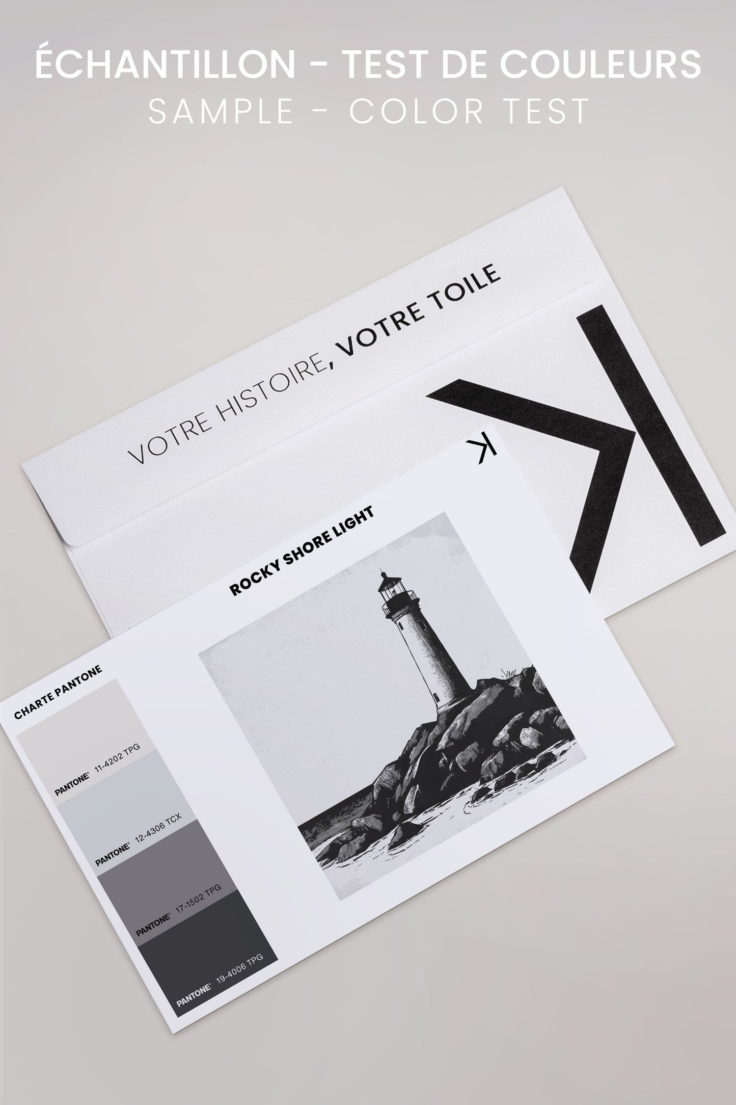 ROCKY SHORE LIGHT, Oeuvre sur toile étirée