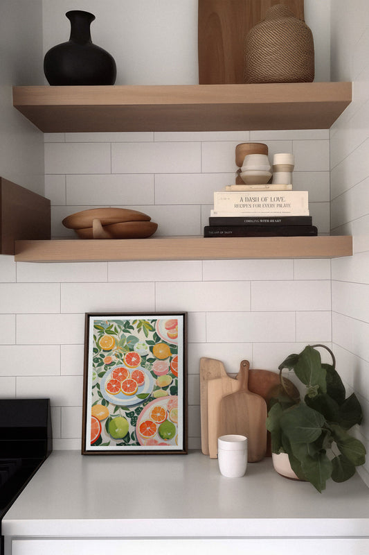 CITRUS DELIGHT, Oeuvre sur toile étirée