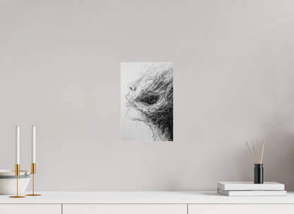 20 x 30 cm, Photo Print Under Acrylic Glass A face of roots