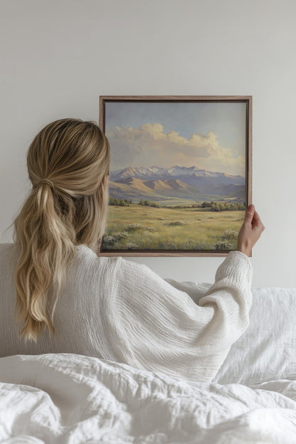 VALLEY OF LIGHT, Oeuvre sur toile étirée