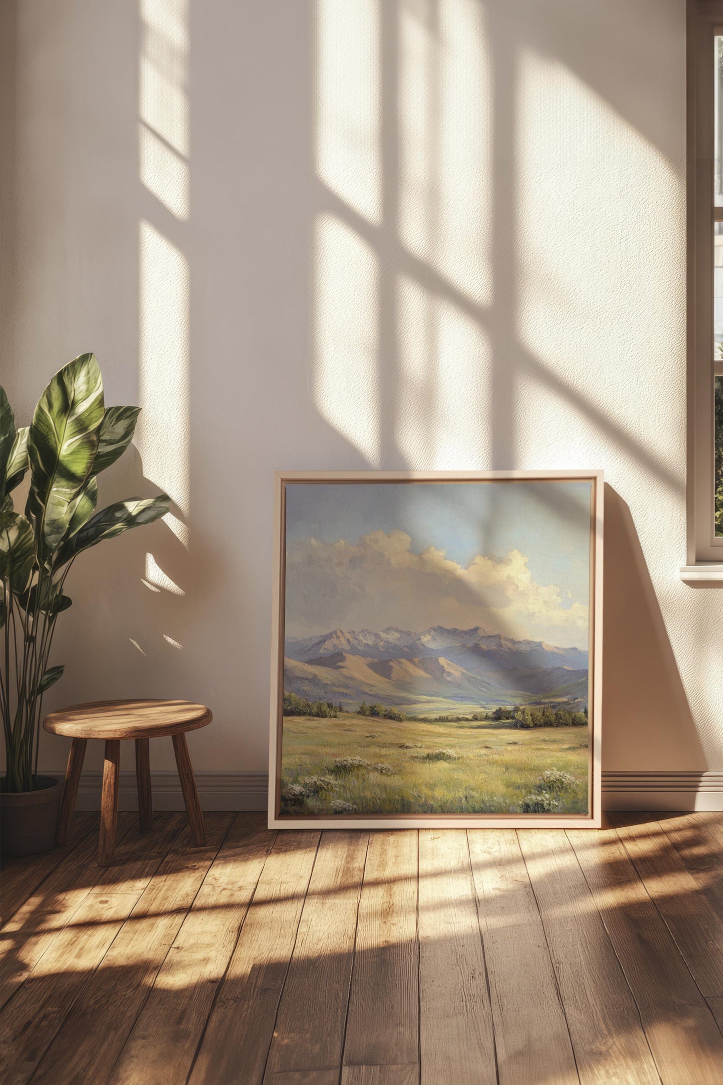 VALLEY OF LIGHT, Oeuvre sur toile étirée