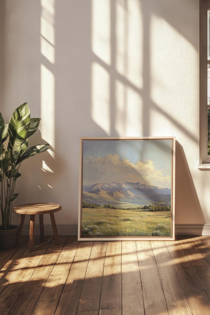 VALLEY OF LIGHT, Oeuvre sur toile étirée