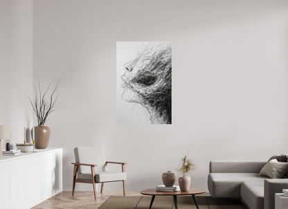 80 x 120 cm, Photo Print On Fuji Crystal DP II A face of roots