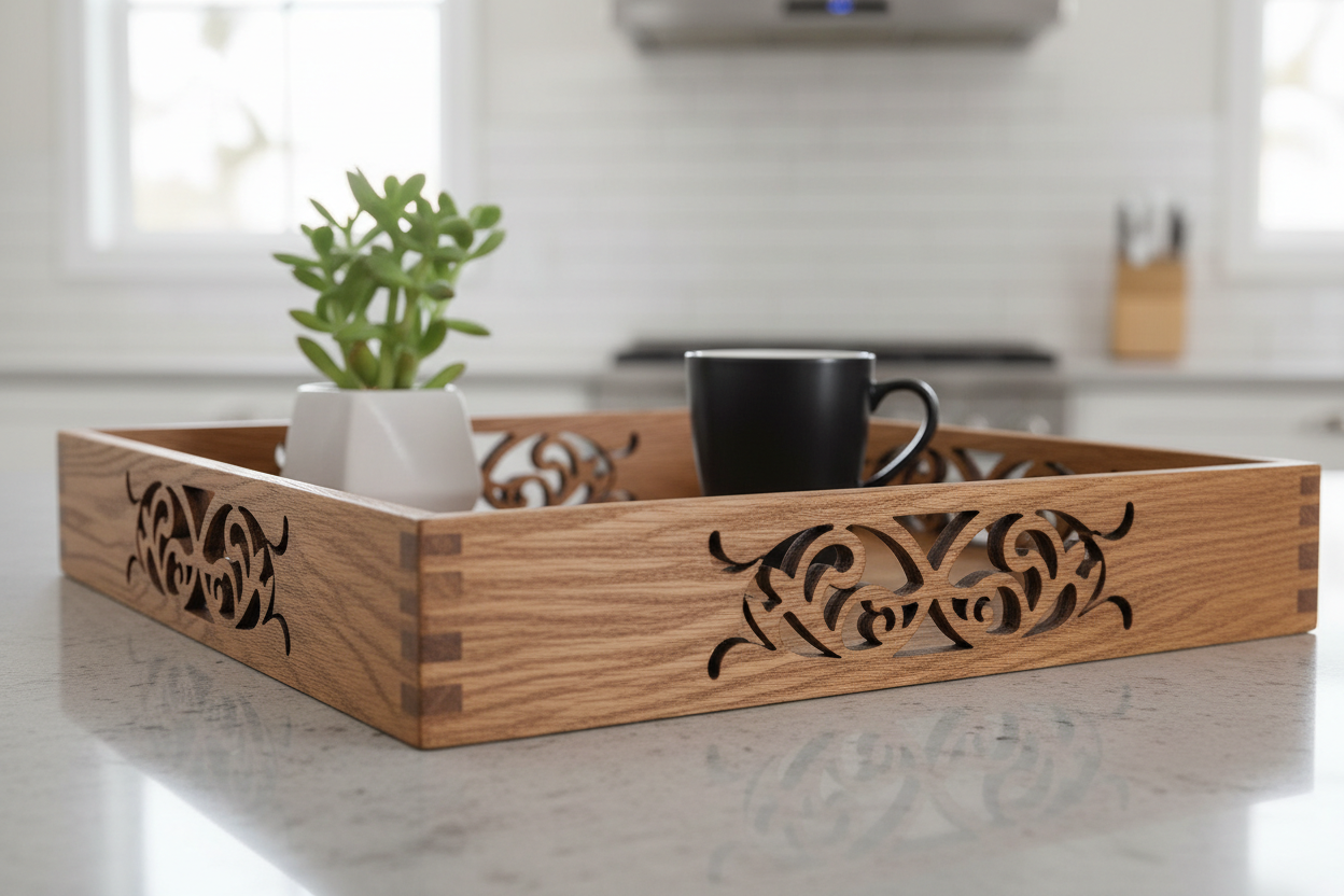 Wood Serving Tray – Oak