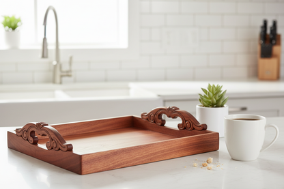 Wood Serving Tray – Cherry