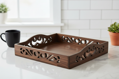 Wood Serving Tray – Walnut