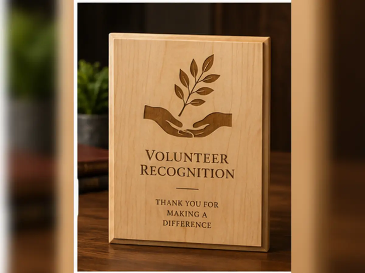 Volunteer Recognition Plaque