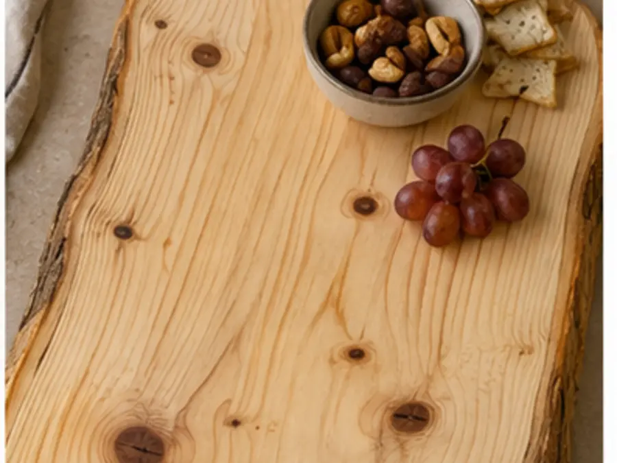 Live-Edge Pine Grazing Board