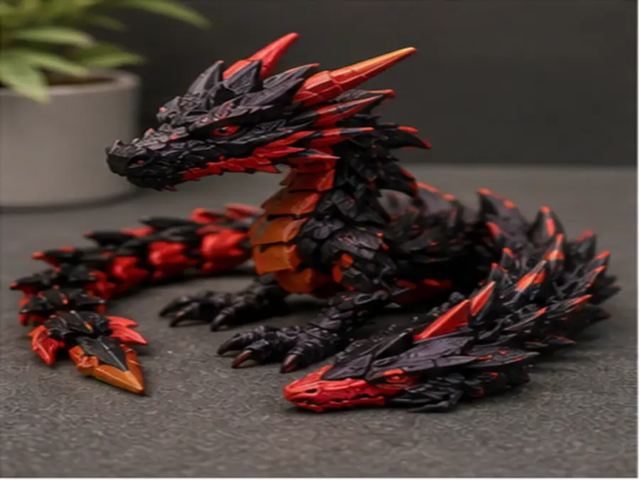 Articulated Dragon Figure