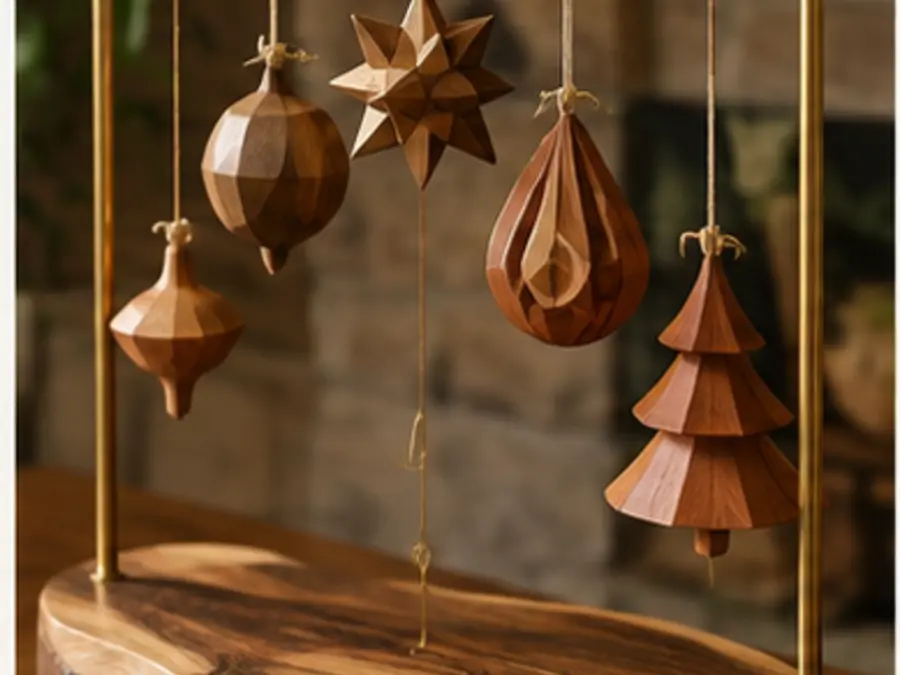 Live-Edge Ornament Display