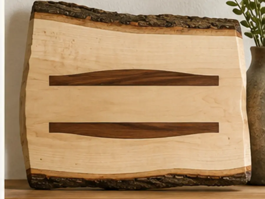 Live-Edge Pine Keepsake Plaque