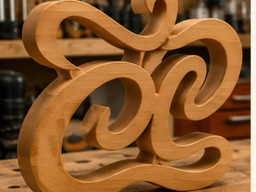 Pine Scrollwork Ampersand