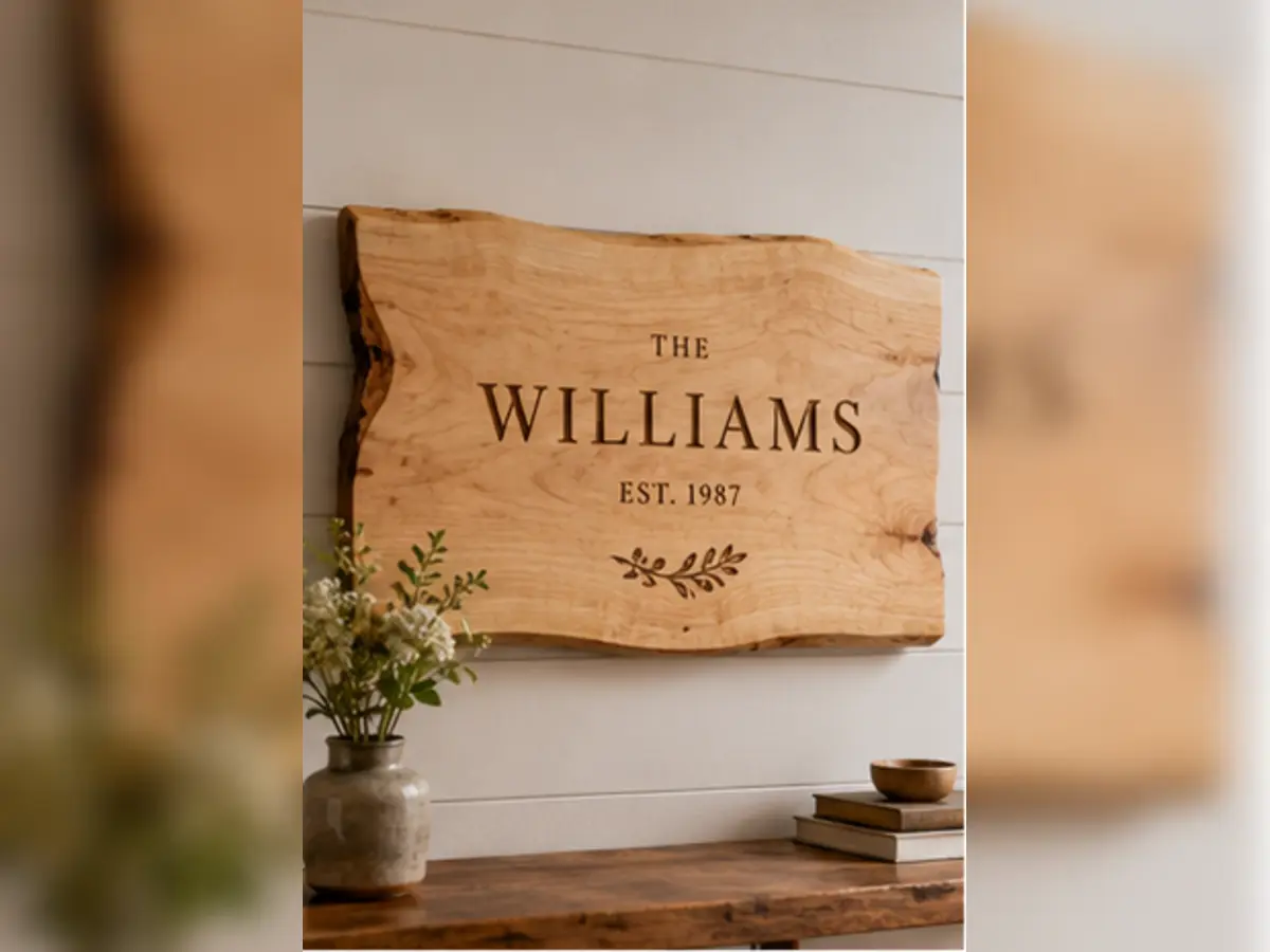 Live-Edge Established Sign