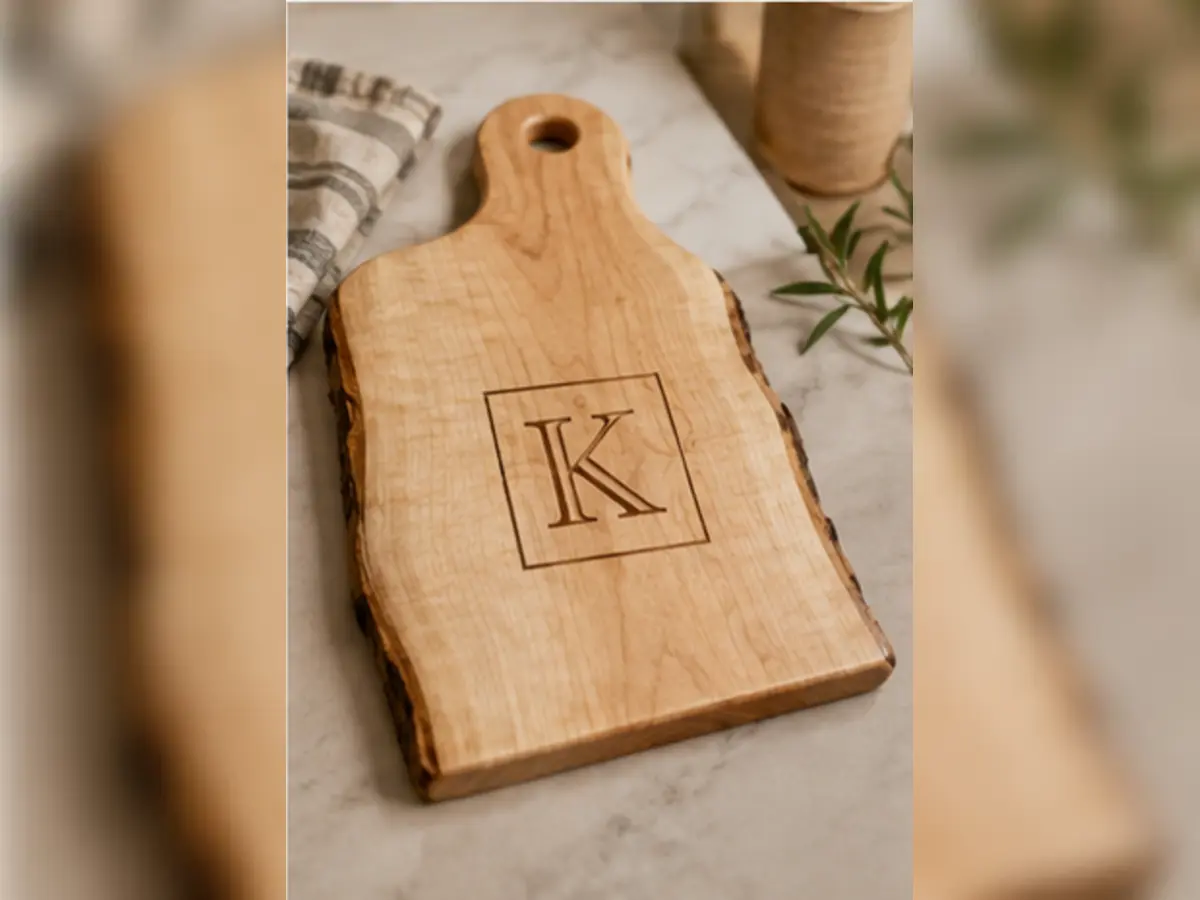 Personalized Live-Edge Board