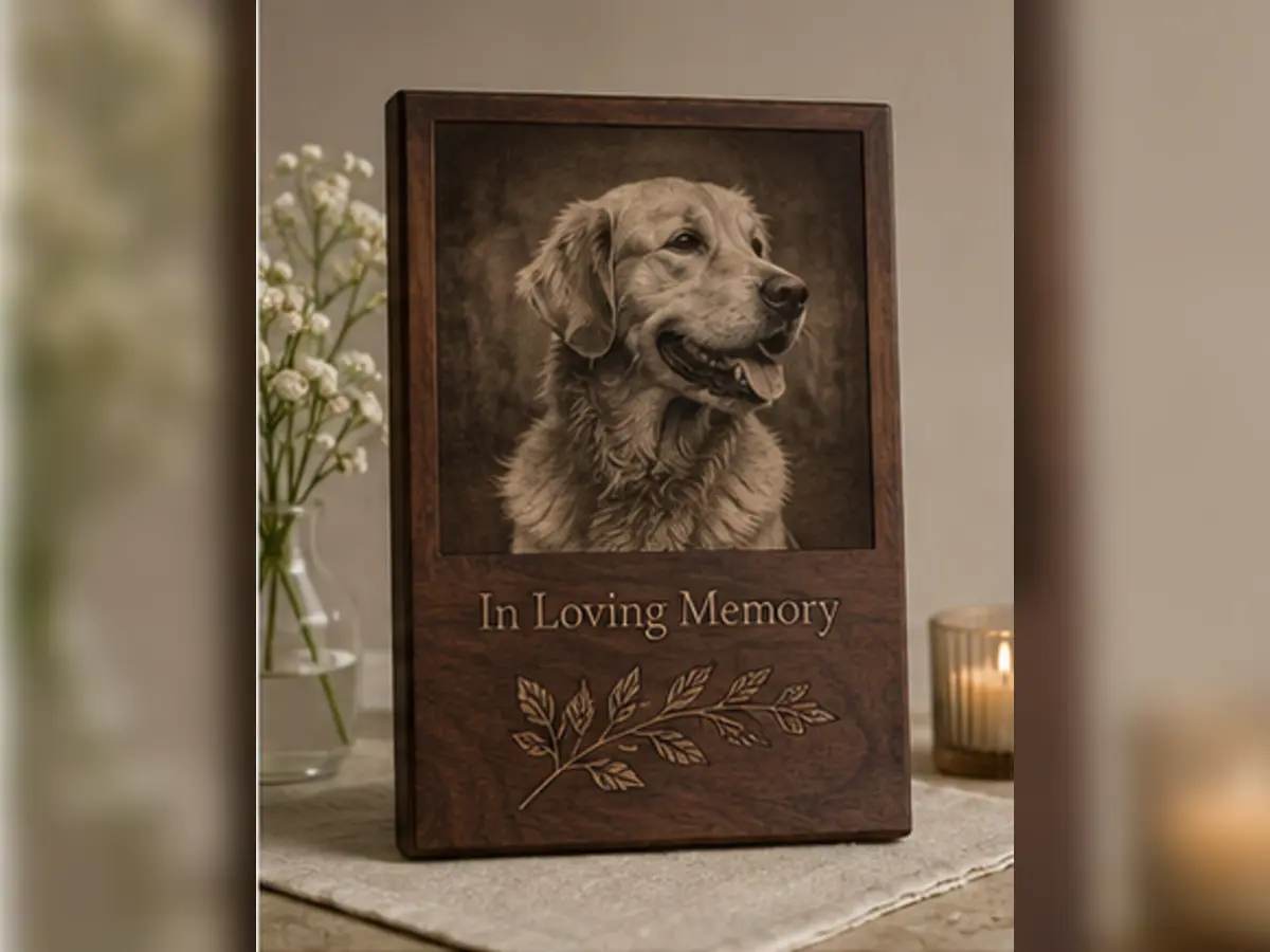 In Loving Memory Photo Plaque