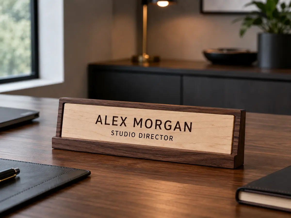 Personalized Desk Name Sign