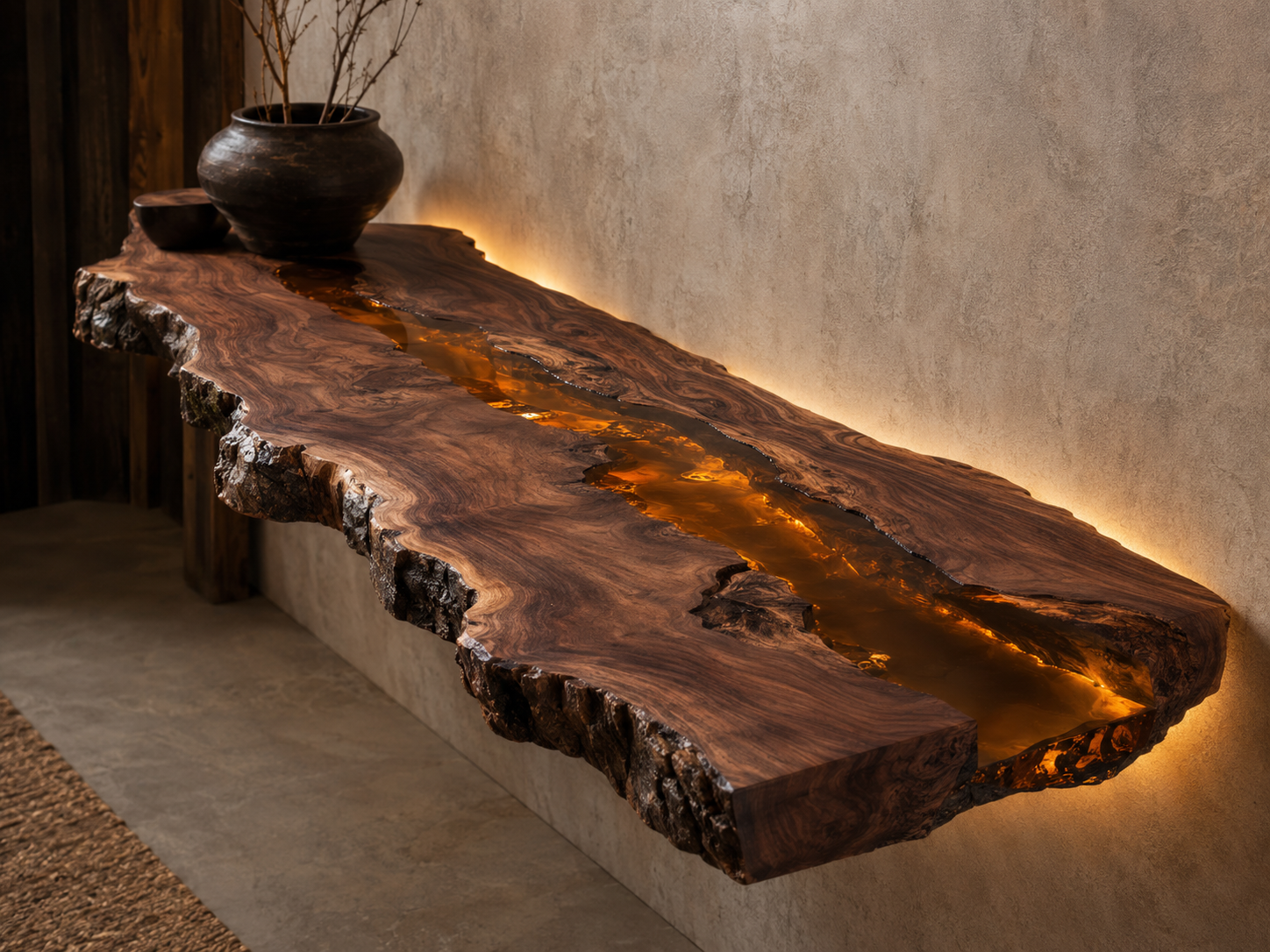 Live Edge custom product example