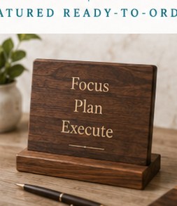Executive Desk Sign