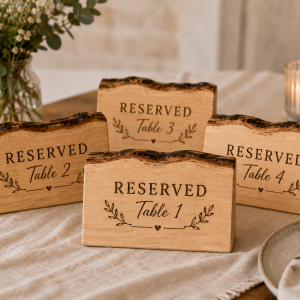 Rustic Reserved Table Sign Set