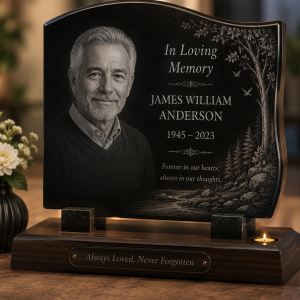 Memorial Gallery Sample Plaque