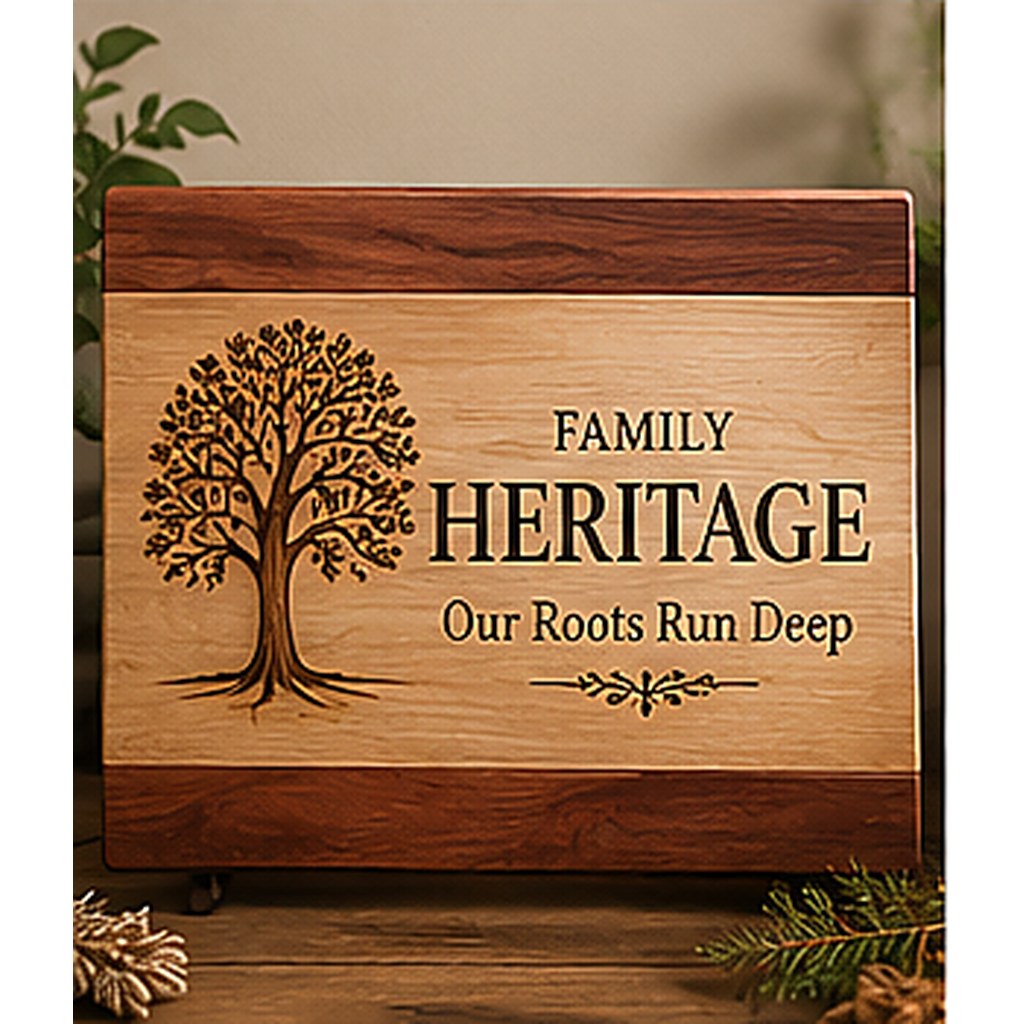 Cherry Maple Heritage Wall Plaque - Creative Oasis