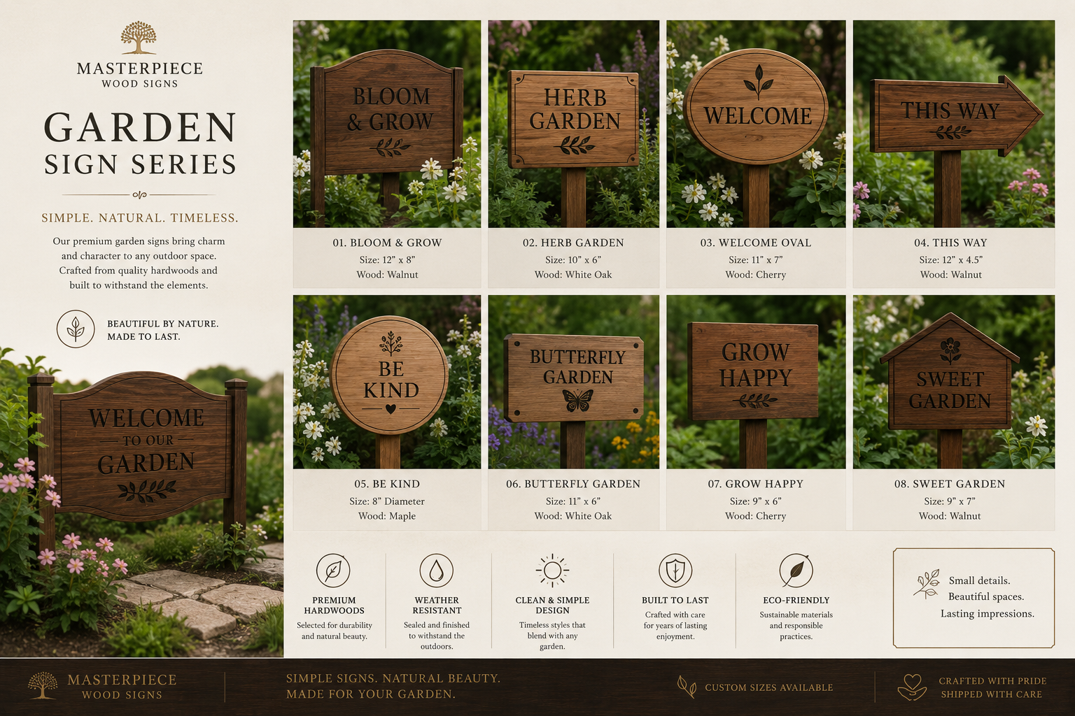 Garden Sign Series