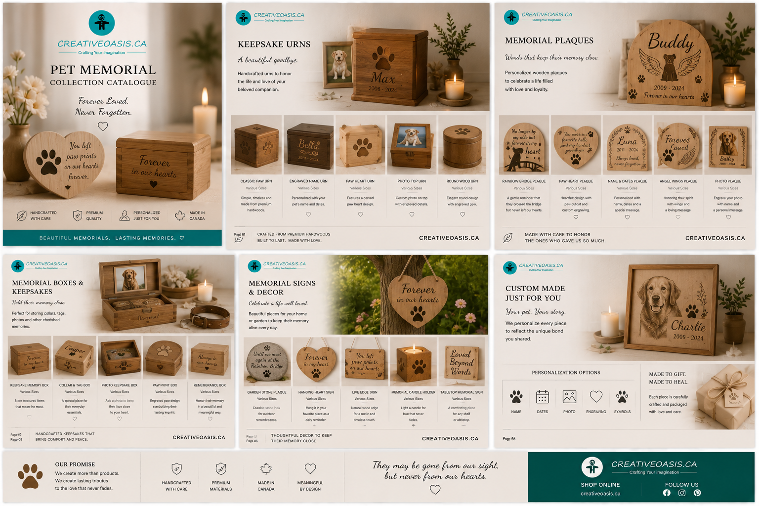 Pet Sign & Memorial Catalogue